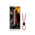 Stay Hard Silicone Loop Lasso/Bolo Cockring Red by Blush