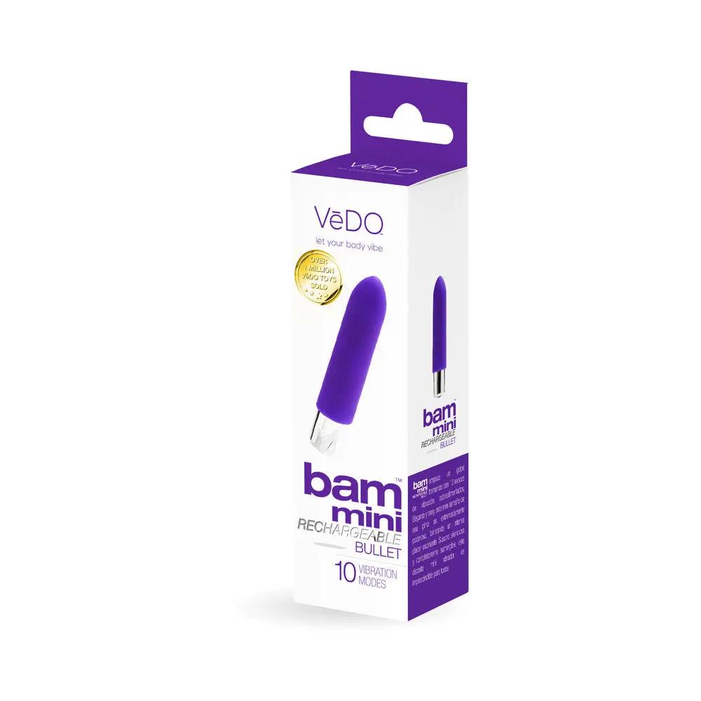 VeDO Bam Mini Rechargeable Bullet Vibe - Indigo by VeDO