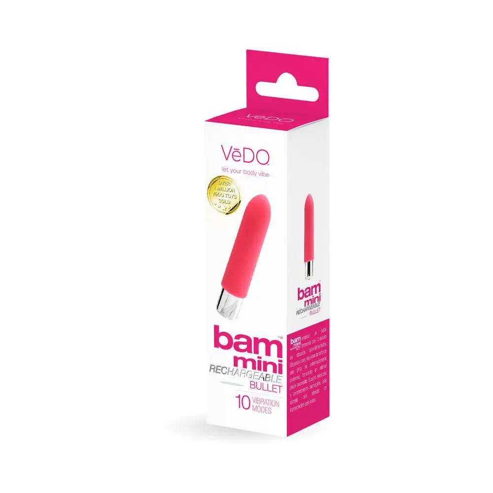 VeDO Bam Mini Rechargeable Bullet Vibe - Foxy Pink by VeDO