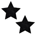 Neva Nude Pasty Star Glitter Black by Neva Nude
