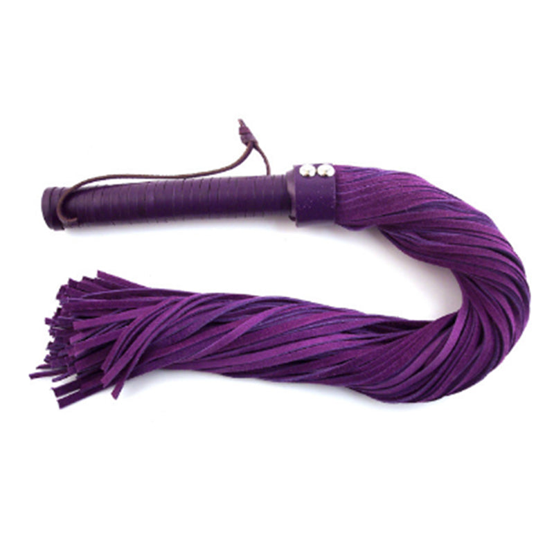 Rouge Suede Flogger Black/Purple by Rouge Garments