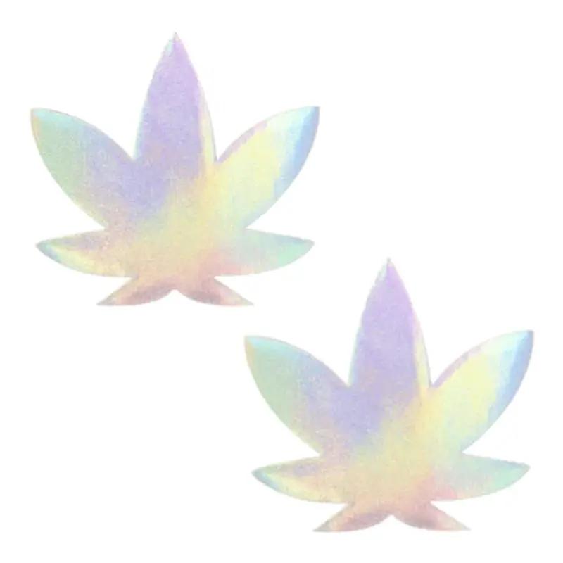 Neva Nude Pasty Weed Leaf Holographic by Neva Nude