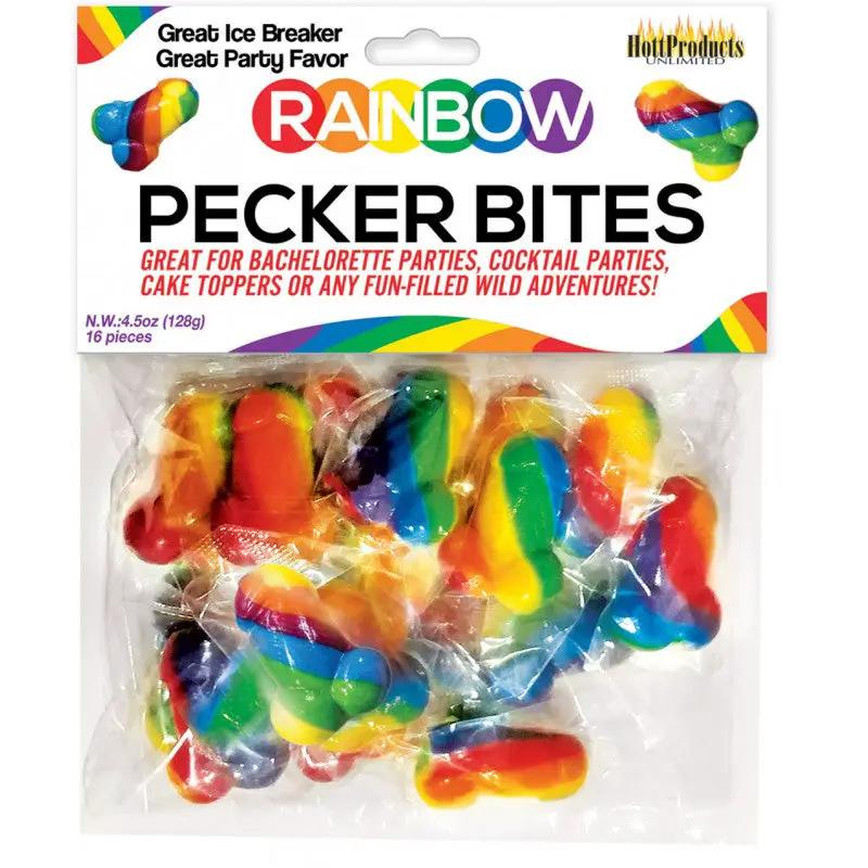 Rainbow Pecker Bites 16/Bag by Hott Products
