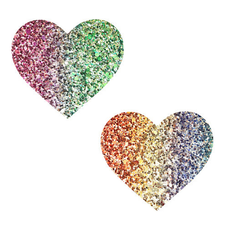 Neva Nude Pasty Heart Glitter Multicolor by Neva Nude