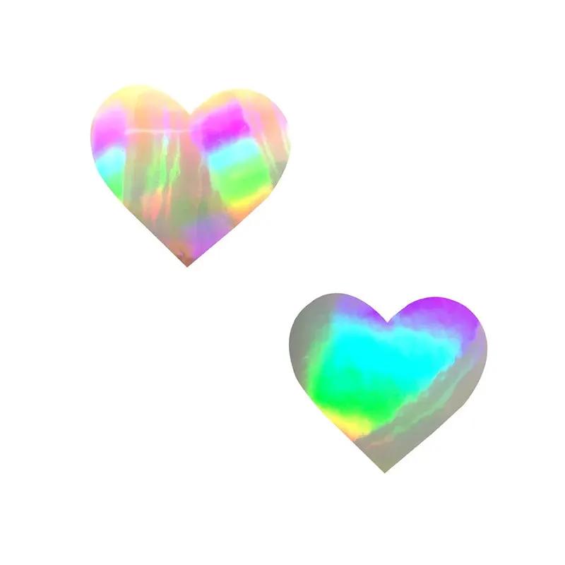 Neva Nude Pasty I Heart U Holographic Set of 6 by Neva Nude