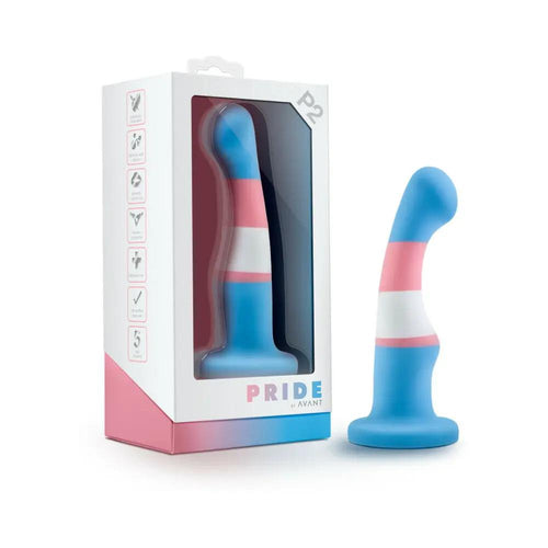 Avant Pride P2 True Blue 6 in. Silicone Dildo by Blush