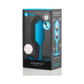 b-Vibe Snug Plug 3 Weighted Silicone Anal Plug Teal by b-Vibe