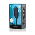 b-Vibe Snug Plug 4 Weighted Silicone Anal Plug Black by b-Vibe