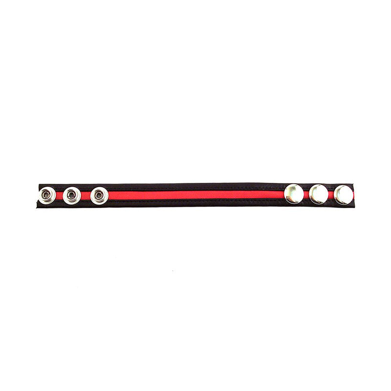 Rouge Cock Strap Black/Red by Rouge Garments
