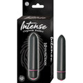 Intense Orgasm Bullet 10 Function Waterproof Black by Nasstoys