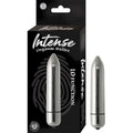 Intense Orgasm Bullet 10 Function Waterproof Silver by Nasstoys
