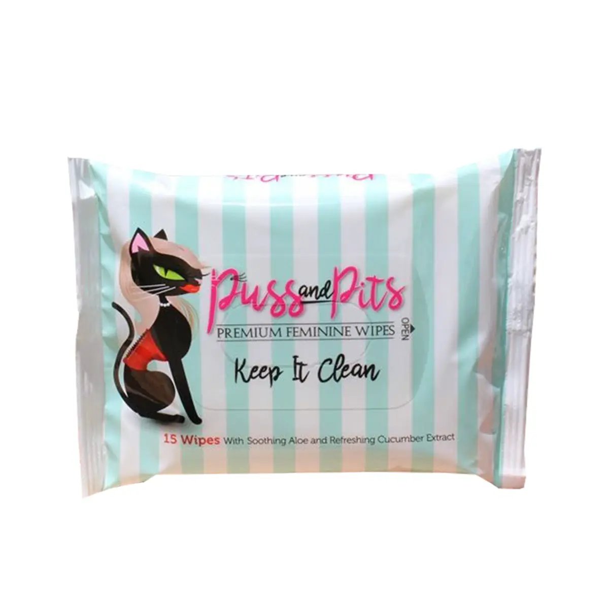 Puss and Pits Wipes 15-Pack by Puss & Pits