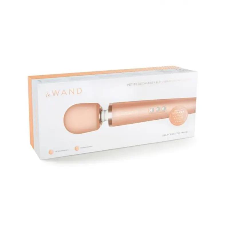 Le Wand Petite Rechargeable Vibrating Massager Rose Gold by Le Wand