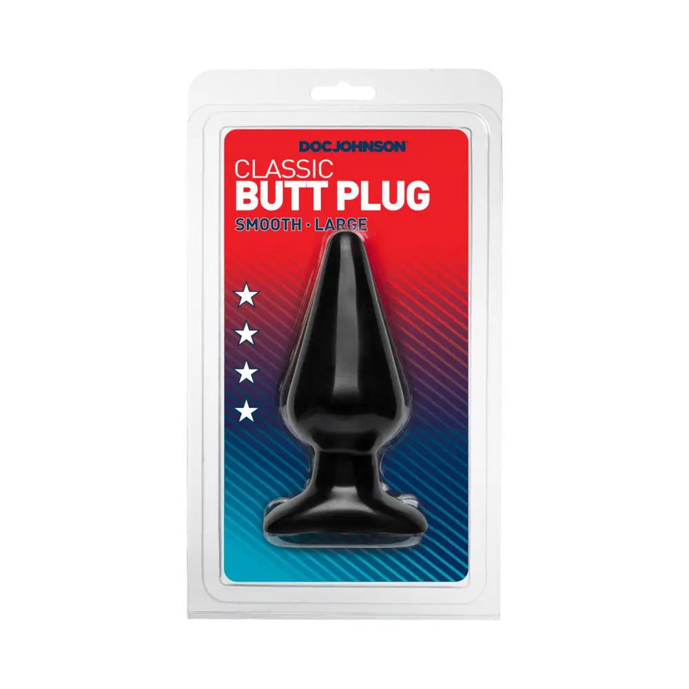 Large Butt Plug (Black) by Doc Johnson
