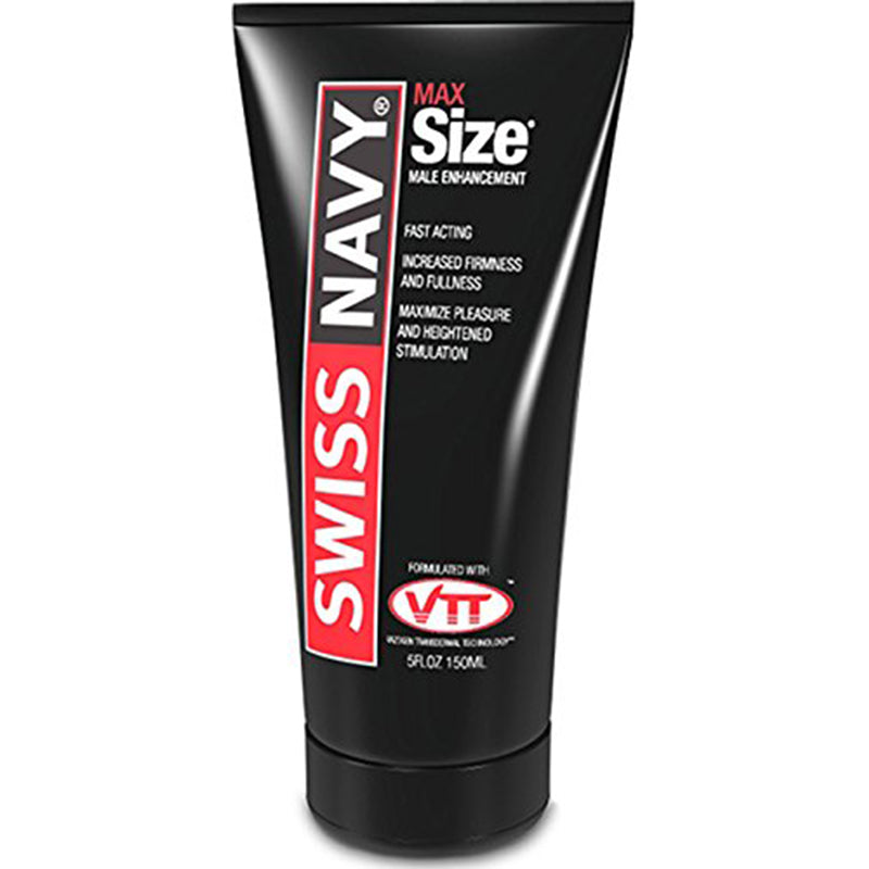MaxSize Enhancement Cream 5 oz. Black Tube by Swiss Navy