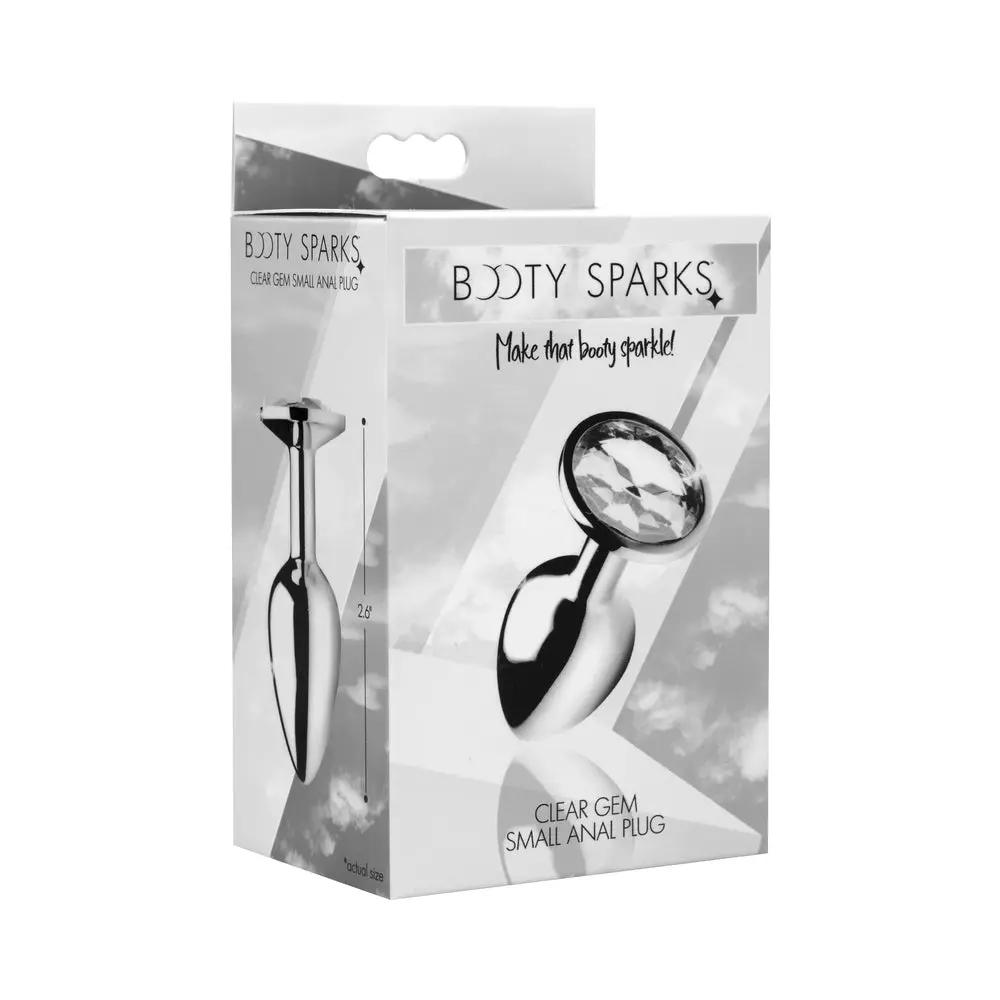 Booty Sparks Clear Gem Anal Plug Small by XR Brands