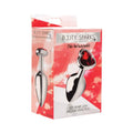 Booty Sparks Red Heart Gem Anal Plug Medium by XR Brands