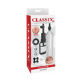 Classix Pleasure Pump With Interchangeable Sleeves Clear/Beige/Black by Pipedream
