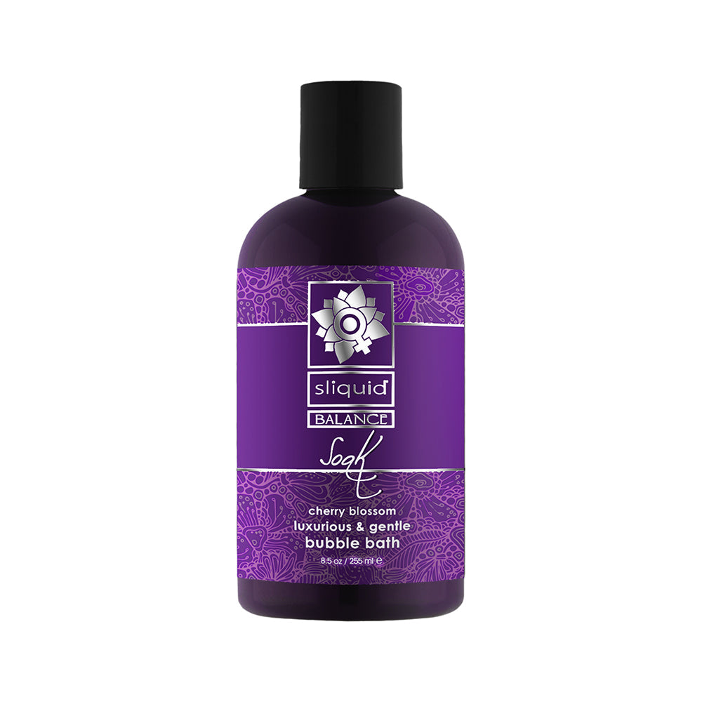Sliquid Balance Soak Bubble Bath Cherry Blossom 8.5 oz. by Sliquid