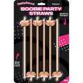 Boobie Straws (Flesh Color) 6Pk. by Hott Products