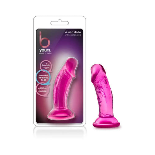B Yours Sweet n' Small 4 in. Dildo Pink by Blush