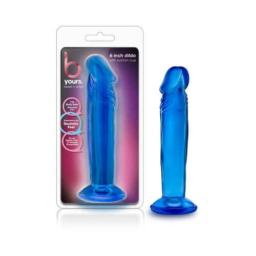 B Yours Sweet n' Small 6 in. Dildo Blue by Blush