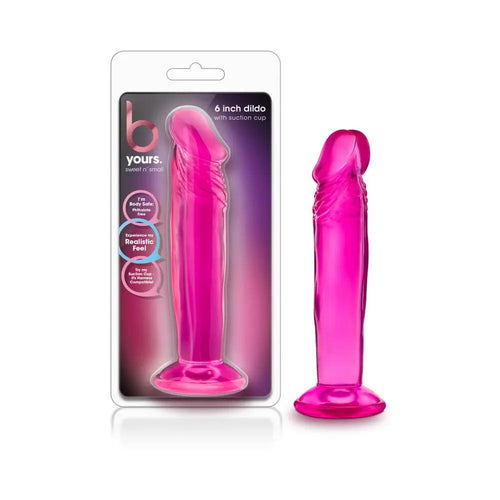 B Yours Sweet n' Small 6 in. Dildo Pink by Blush
