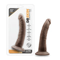 Dr. Skin Realistic 7.5 in. Dildo Brown by Blush