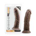 Dr. Skin Realistic 8 in. Dildo Brown by Blush