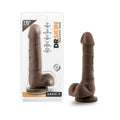 Dr. Skin Basic 7 Realistic 7.75 in. Dildo with Balls Brown by Blush