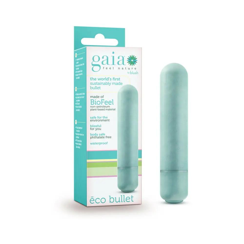 Gaia Eco Bullet Single-Speed Vibrator Aqua by Blush