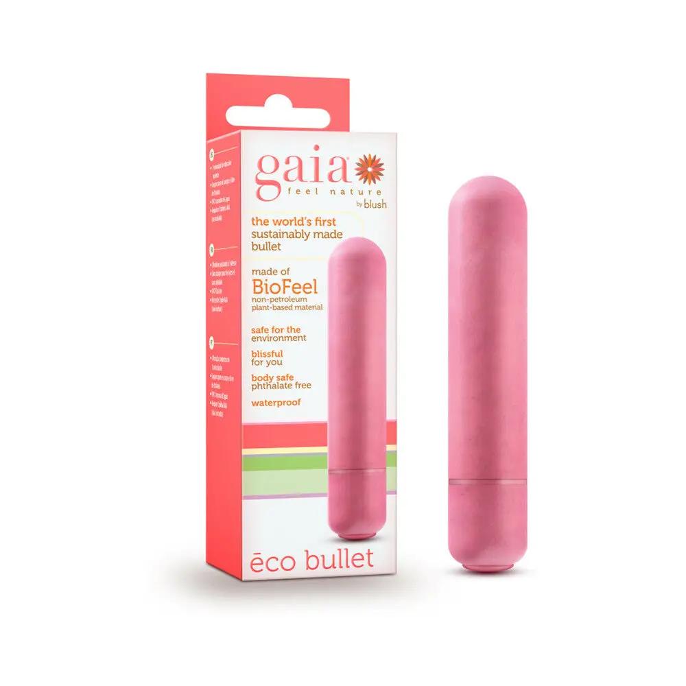 Gaia Eco Bullet Single-Speed Vibrator Coral by Blush