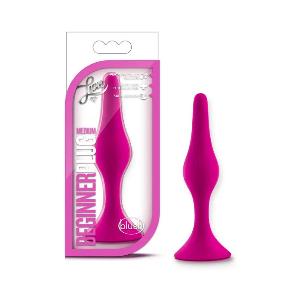 Luxe Silicone Beginner Plug Medium Pink by Blush