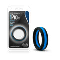 Performance Silicone Go Pro Cock Ring Black/Indigo/Black by Blush