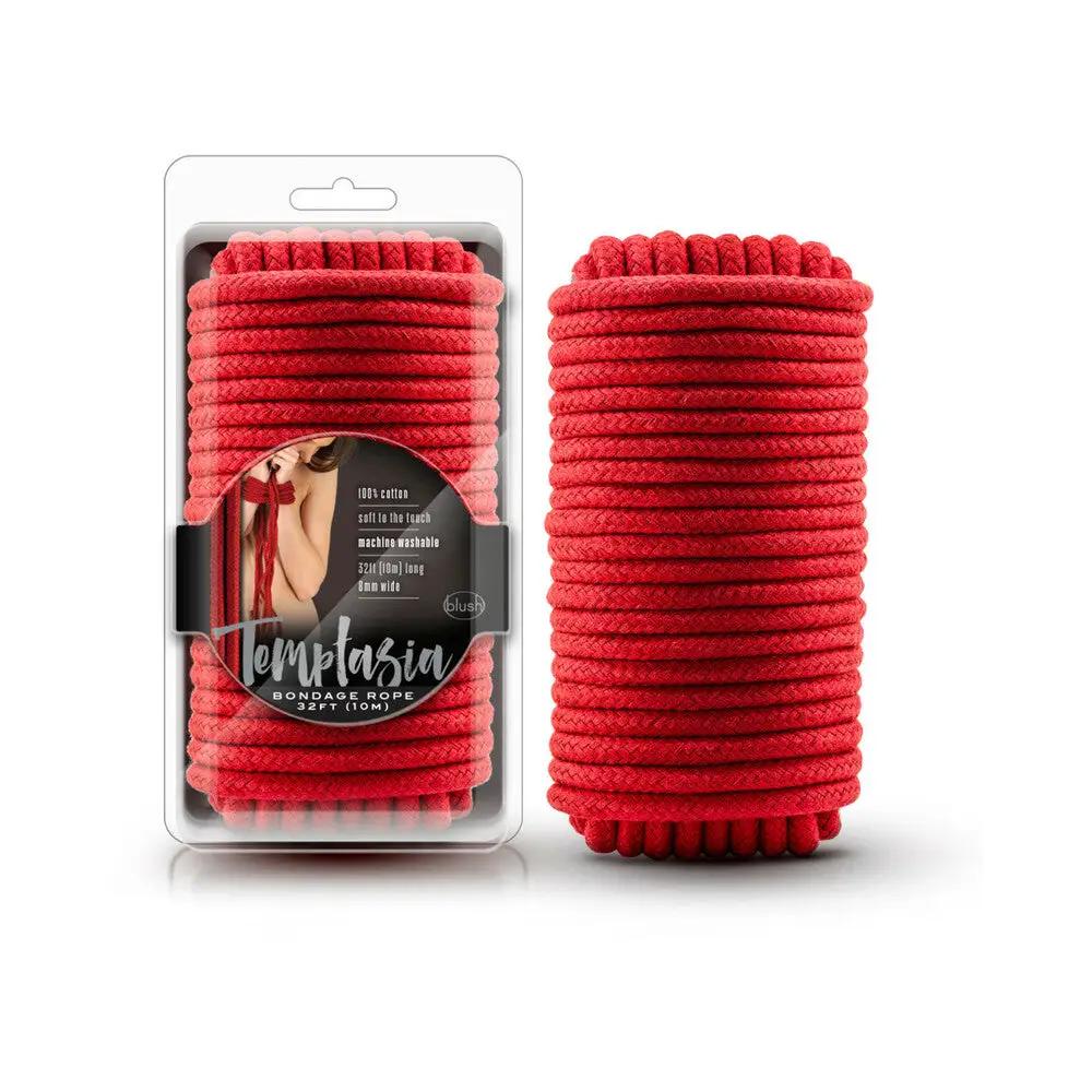 Temptasia Bondage Rope 32 ' / 10 m Red by Blush