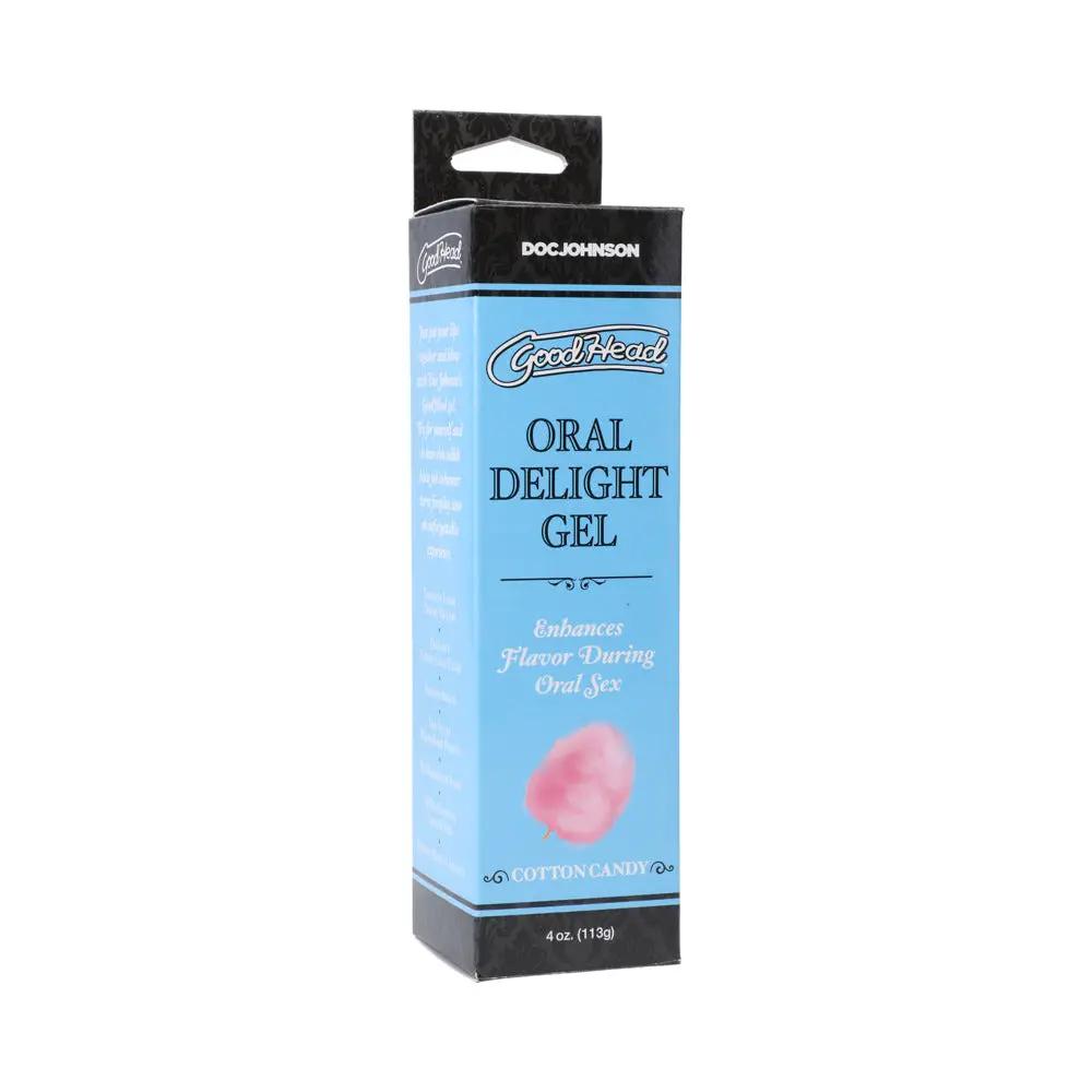 GoodHead Oral Delight Gel 4 oz Tube Cotton Candy by Doc Johnson