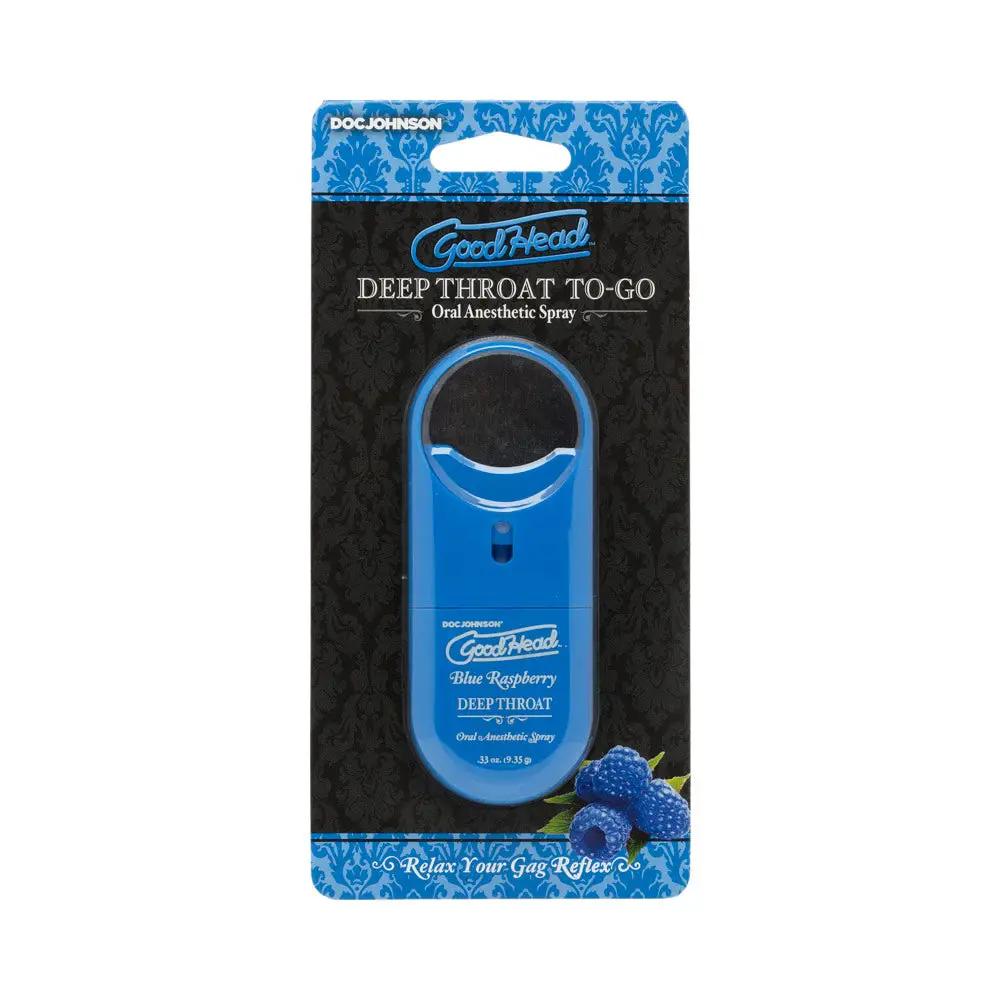 GoodHead Deep Throat Spray To-Go Blue Raspberry .33 oz by Doc Johnson