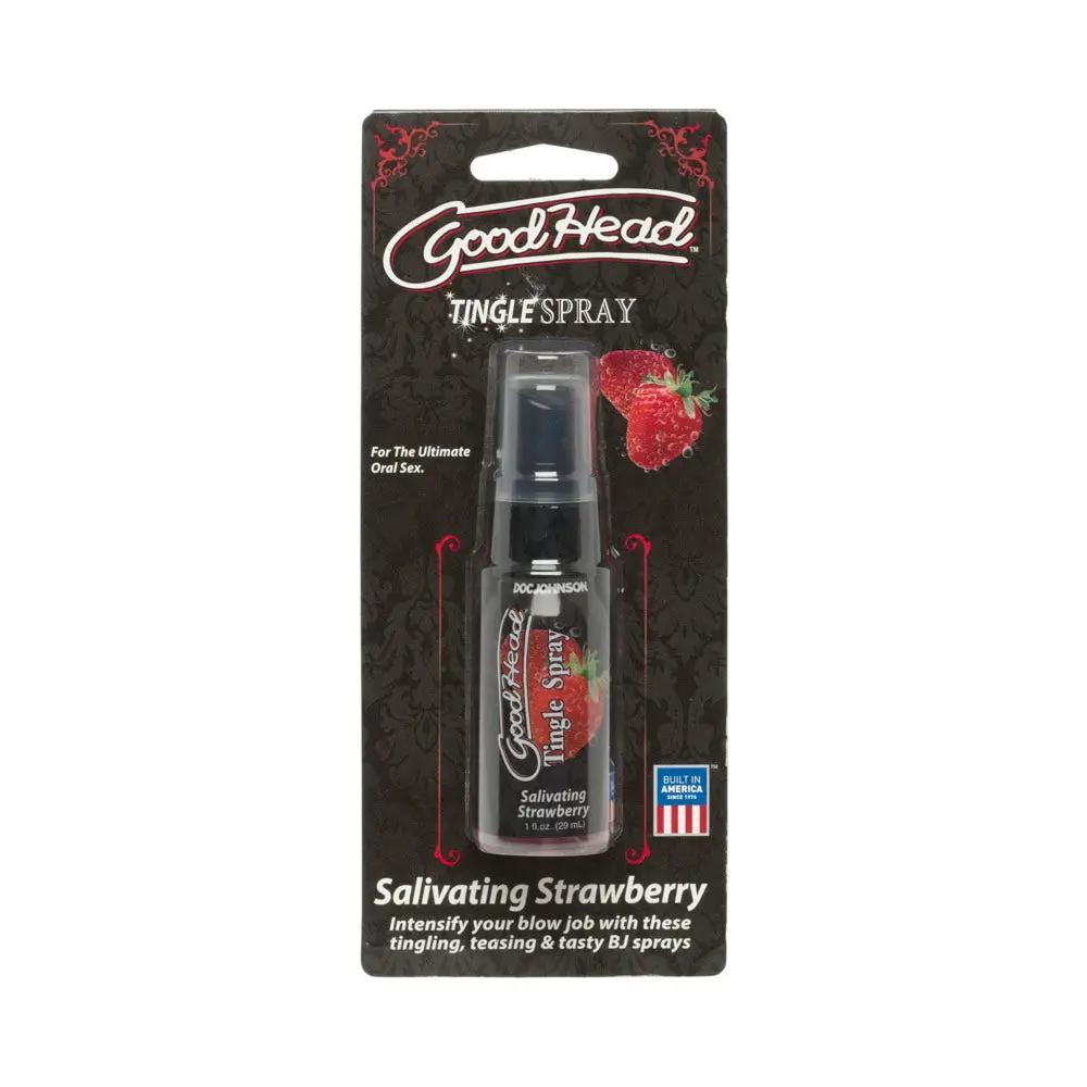 GoodHead Tingle Spray 1 fl. Oz. Salivating Strawberry by Doc Johnson