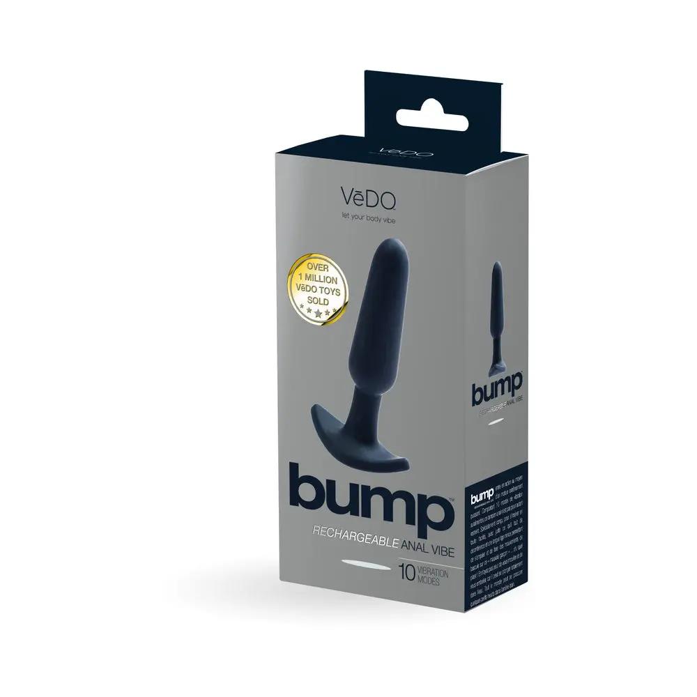 VeDO Bump Rechargeable Anal Vibe - Just Black by VeDO