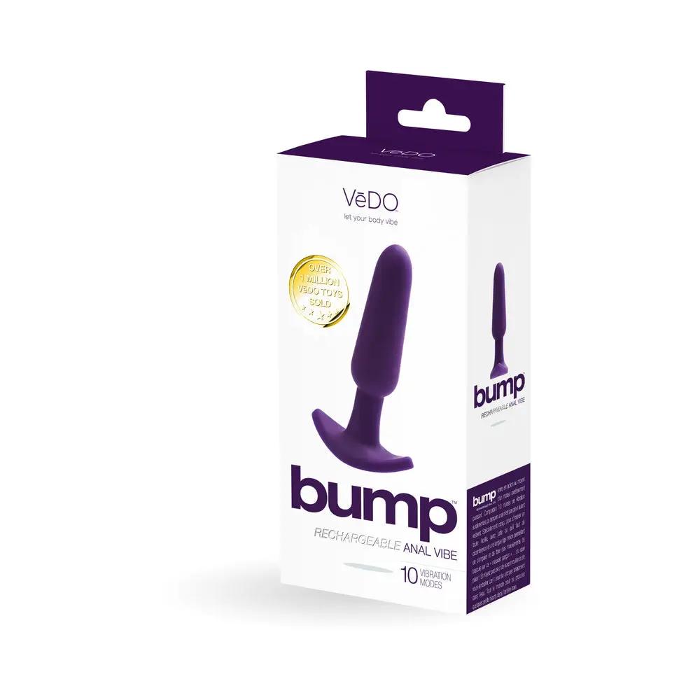 VeDO Bump Rechargeable Anal Vibe - Deep Purple by VeDO