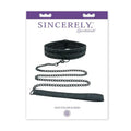 Sincerely, Sportsheets Lace Adjustable Collar & Leash Black by Sportsheets