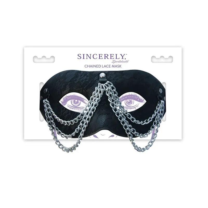 Sincerely, Sportsheets Chained Lace Mask by Sportsheets