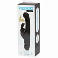 Happy Rabbit G-Spot Slim Rechargeable Silicone Slimline Rabbit Vibrator Black by Happy Rabbit