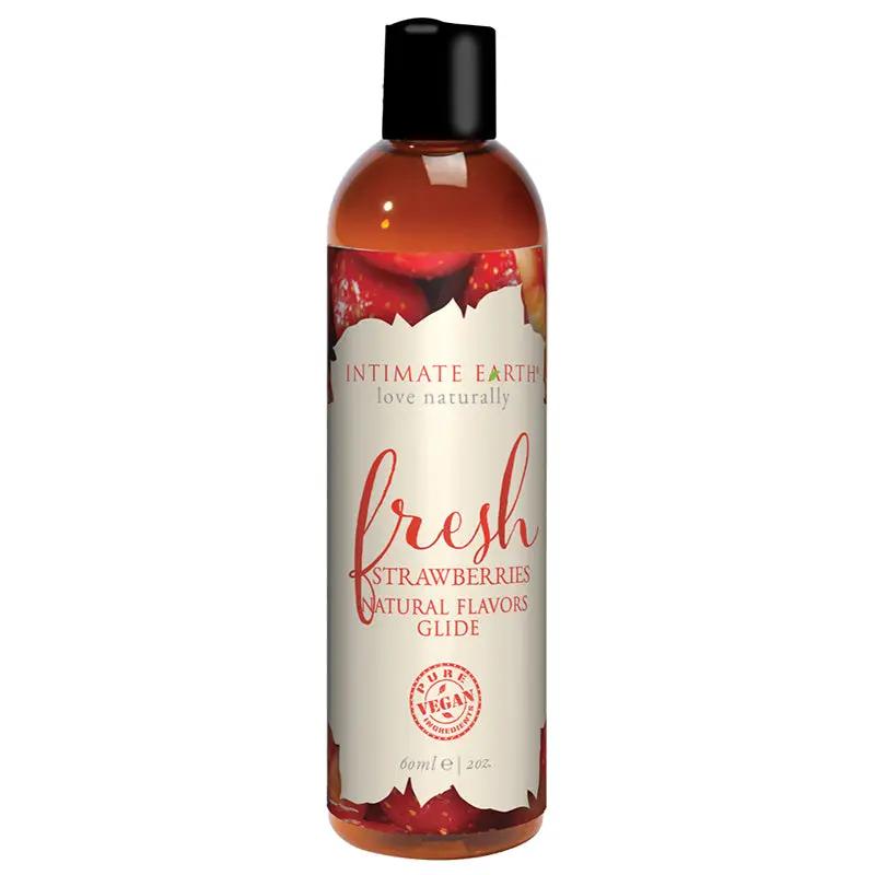 Intimate Earth Fresh Strawberries Pleasure Glide 60 ml/2 oz by Intimate Earth