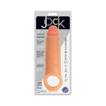 Curve Toys Jock 2 in. Enhancer with Ball Strap Extension Sheath Beige by Curve Novelties