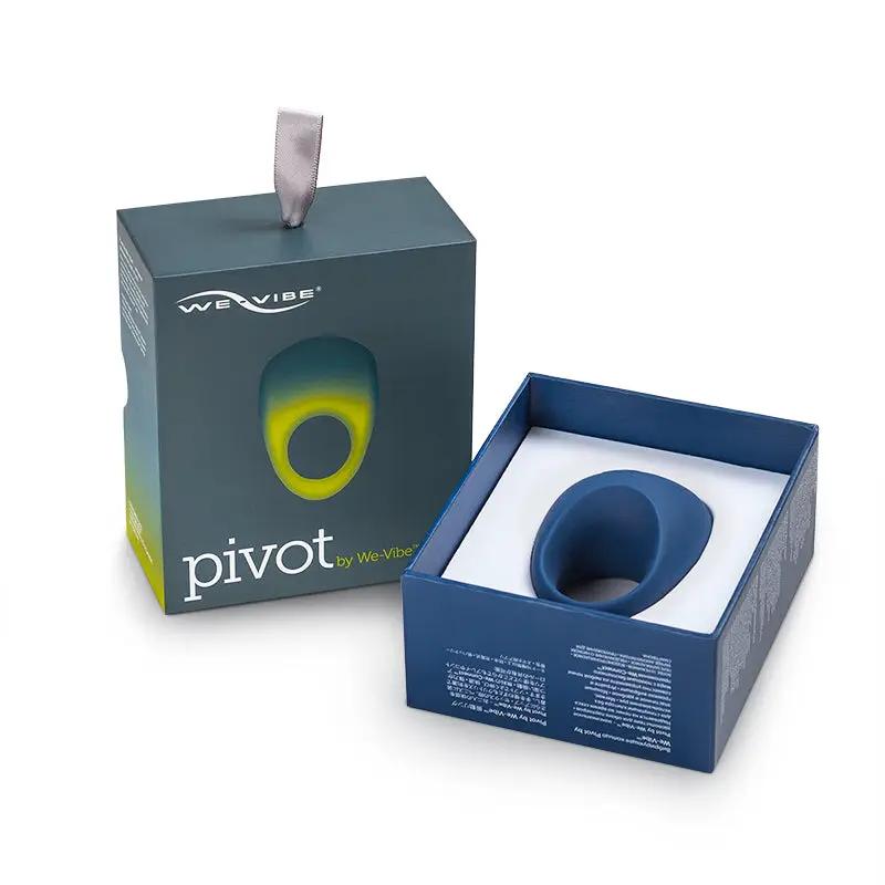 We-Vibe Pivot Rechargeable Silicone Vibrating Couples Ring Blue by We-Vibe