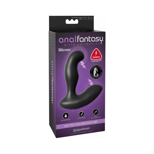 Anal Fantasy Elite Collection Electro Stim Prostate Vibe Black by Pipedream
