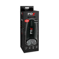 PDX Elite Motobator 2 Rechargeable Thrusting Vibrating Masturbator Clear/Black by PDX Brands