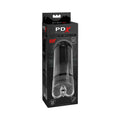 PDX Elite Extender Pro Rechargeable Vibrating Penis Pump Clear/Black by PDX Brands