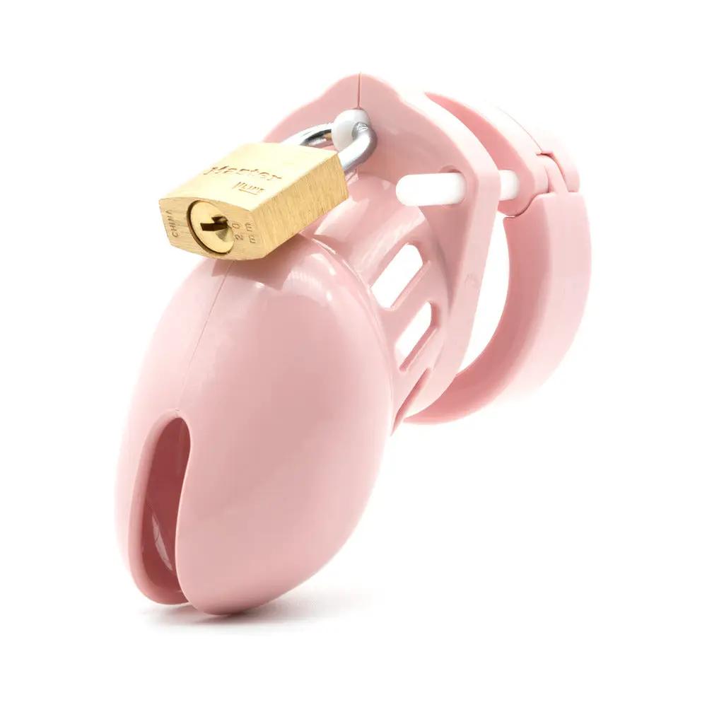 CB-6000S Pink Male Chastity Cage by CB-X